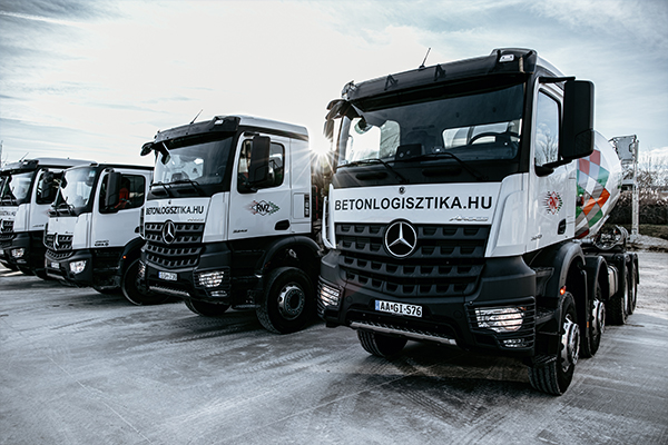 Betonlogisztika - Géppark